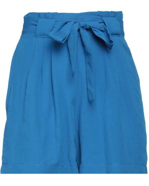 Futur Azure Shorts & Bermuda Shorts Viscose, Linen - Blue