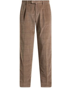 Briglia 1949 Khaki Pants Cotton, Elastane - Brown