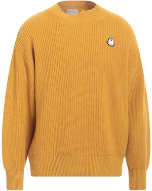 8 MONCLER PALM ANGELS Wool Sweater - Yellow