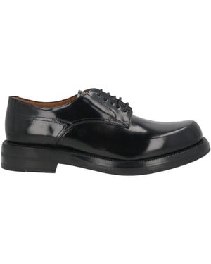 Dior Lace-Up Shoes Calfskin - Black