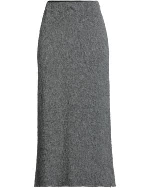 Nude Maxi Skirt Polyamide, Wool, Alpaca Wool, Elastane - Gray