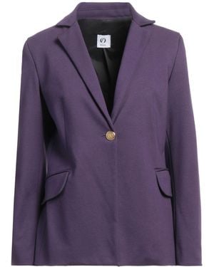 ORIANI Blazer Polyurethane, Viscose - Purple