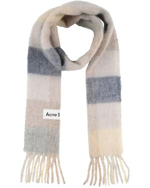 Acne Studios Sand Scarf Alpaca Wool, Wool, Nylon, Mohair Wool - Natural