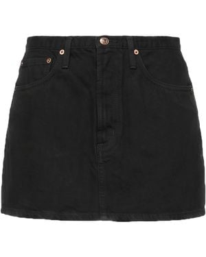 Agolde Mini Skirt Organic Cotton, Lyocell, Recycled Cotton - Black