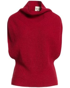 Semicouture Turtleneck Wool, Polyester - Red