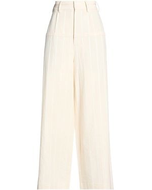 Uma Wang Trousers Cotton, Acetate - White
