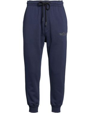 Gaelle Paris Trousers Cotton, Polyester, Elastane - Blue