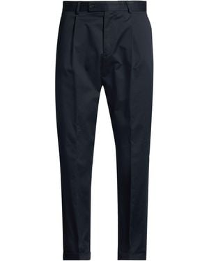 Caruso Midnight Trousers Cotton, Elastane - Blue