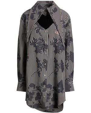 Vivienne Westwood Overcoat & Trench Coat Cotton - Gray