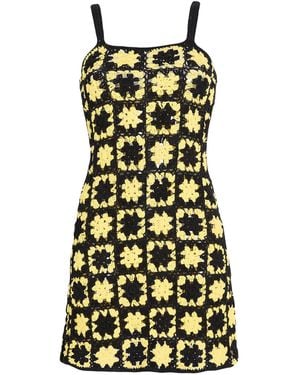 CROCHÈ Mini Dresses - Green