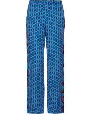 Diane von Furstenberg Pants Viscose, Ecovero Viscose - Blue