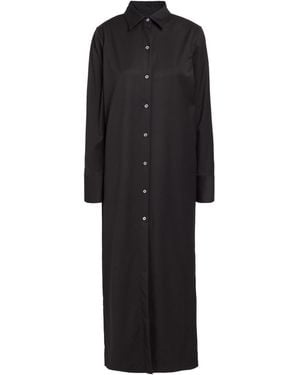 Robert Friedman Midi Dress Virgin Wool, Viscose, Elastane, Polyamide - Black