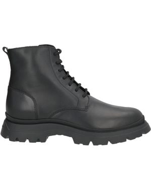 Hogan Ankle Boots Leather - Black