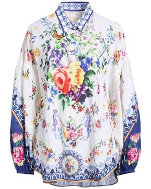 CAMILLA Shirt Linen - White