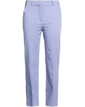 Beatrice B. Lilac Pants Cotton, Elastane - Blue