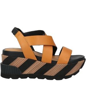 Elvio Zanon Sandals Leather - Black