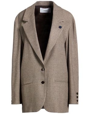 Lardini Blazer Viscose, Wool, Polyester, Elastane - Brown