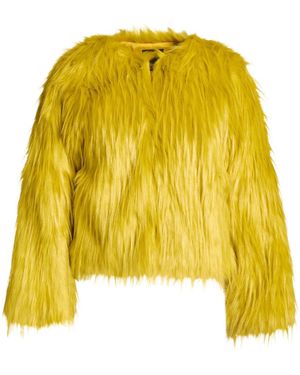 Pinko Shearling & Teddy - Yellow