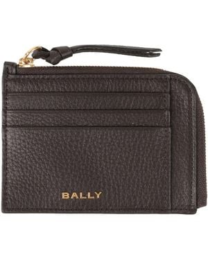 Bally Dark Wallet Leather - Black