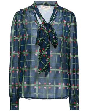 Maison Common Dark Top Silk - Blue
