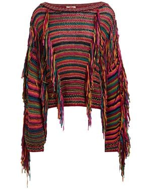 FARM Rio Fuchsia Sweater Lyocell - Red