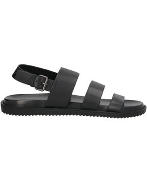 Cerruti 1881 Sandals Cow Leather - Black