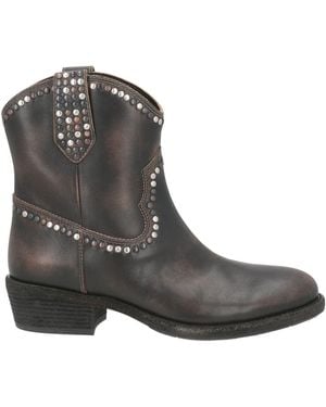 Ash Ankle Boots Leather - Black
