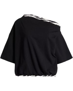 8pm Top Cotton, Elastane - Black