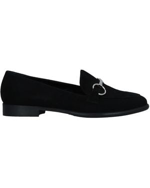 Anna F. Loafers Soft Leather - Black