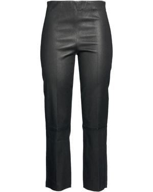 By Malene Birger Trousers Lambskin - Grey