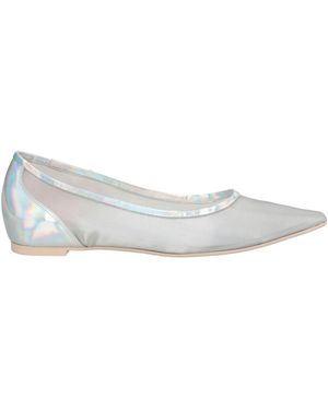 Ras Ballet Flats Textile Fibres - White