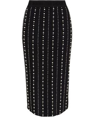 Versace Jeans Couture Midi-Rock - Schwarz