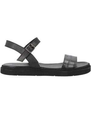 Norma J. Baker Sandals Leather - Black