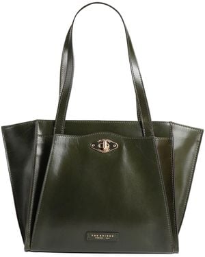 The Bridge Military Handbag Leather - Green