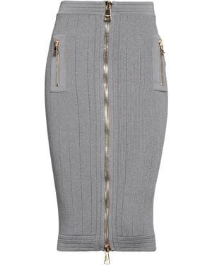 Balmain Midi Skirt - Grey
