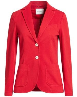 Circolo 1901 Blazer Cotton, Elastane - Red