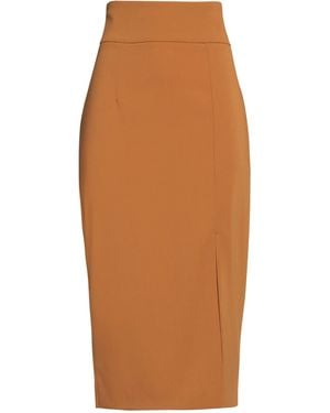 Patrizia Pepe Midi Skirt - Orange
