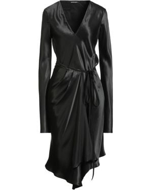 Ann Demeulemeester Midi Dress Silk - Black