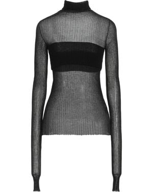 Quira Rollkragenpullover - Schwarz