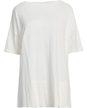Snobby Sheep Ivory Sweater Cotton, Silk - White