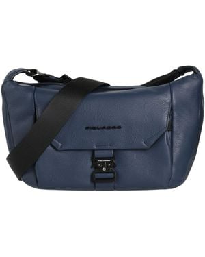 Piquadro Cross-Body Bag Cow Leather, Eva (Ethylene - Blue