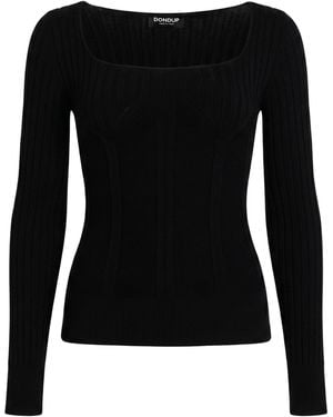 Dondup Top Viscose, Polystyrene - Black