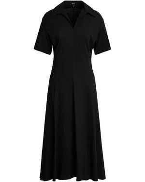 Theory Midi-Kleid - Schwarz