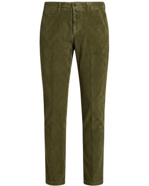 Briglia 1949 Military Trousers Cotton, Elastane - Green