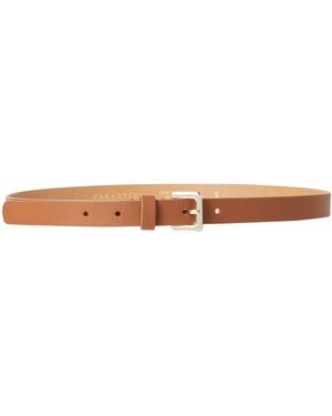 Caractere Belt Metal, Leather, Polyurethane, Polyester - White