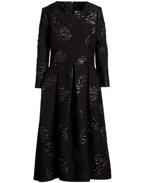 Comme des Garçons Midi Dress Polyester, Rayon, Nylon, Silk - Black