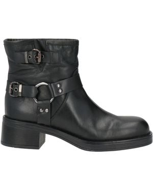 CALZATURIFICIO ANGELICA Ankle Boots Leather - Black