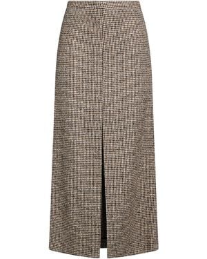 Antonelli Maxi Skirt Wool, Polyamide, Tencel, Alpaca Wool - Gray
