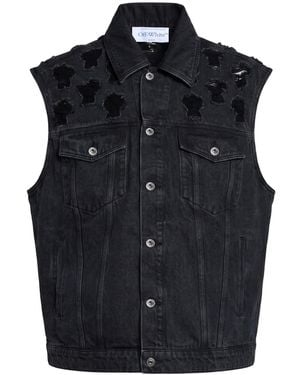 Off-White c/o Virgil Abloh Denim Outerwear Cotton - Black