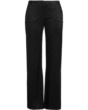 Alberta Ferretti Pants Viscose, Cotton, Elastane - Black